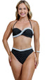 TOP Bojo TQC Trança S26 Crunch Listrado Preto