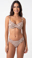 TOP Aba Metal S27 Avanti Listrado Nude/Terra