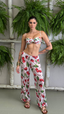SAÍDA Calça Cenile S25 Tule Cereja Outlet