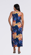 SAÍDA Vestido Kati -Aquarela Azul