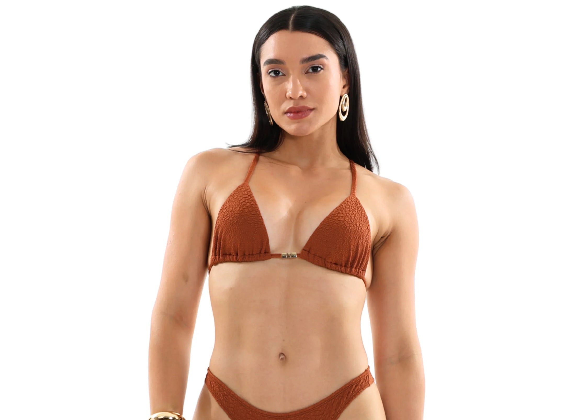 TOP Cortininha X S26 Jacquard Hokkaido Terra