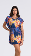 SAÍDA Caftan cm -Aquarela Azul
