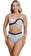 TOP Bojo TQC Trança S26 Crunch Listrado Branco