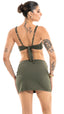 SAÍDA Saia Maia S26 Grafiatto Washed Black OUTLET