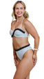 TOP Bojo TQC Trança S26 Crunch Listrado Branco
