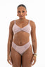 Calcinha Asa Delta Drape S26 Grafiato Blushed