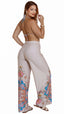 SAÍDA Calça Celine Jersey S26 Aurora