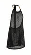 Saída Vestido Laço Curto S26 Crochete Joaquina Preto