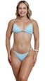 Calcinha Tanga Fio Metal S26 Jacquard Artisan Moody Blue