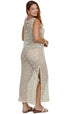 SAÍDA Vestido Kati S26 Crochete Pipa Macrame