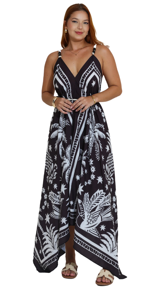 SAÍDA Vestido Lenço S26 Encanto