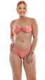 TOP 1/2 Taça Franzido S26 Kapana Florid Pink