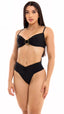 CALCINHA Tanga Drapê S26 Platine Beach Preto OUTLET